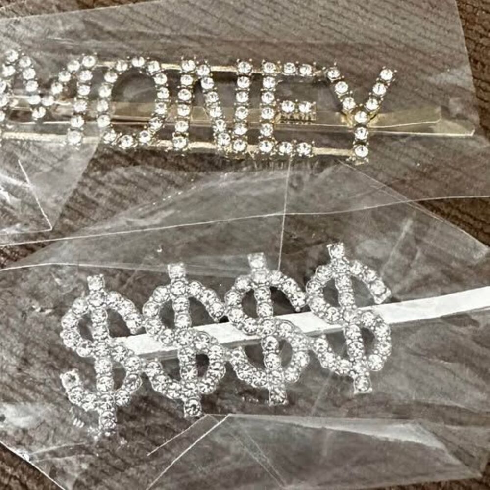 Rhinestone Hair Clips